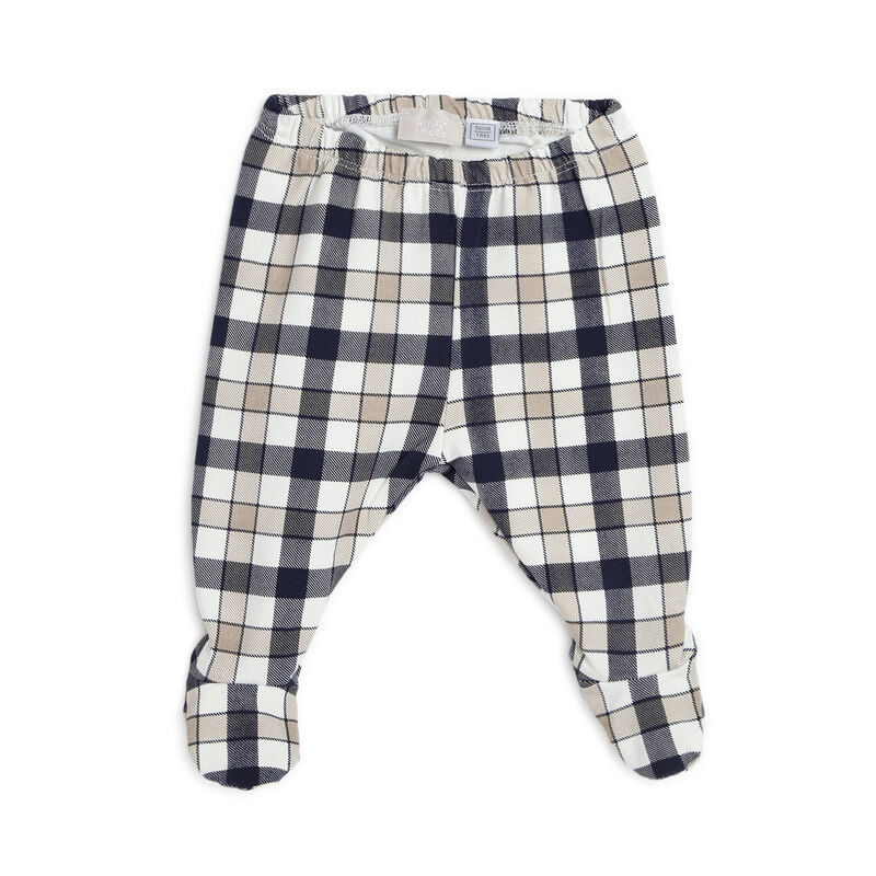 Boys Blue Printed Smock with Legging image number 2